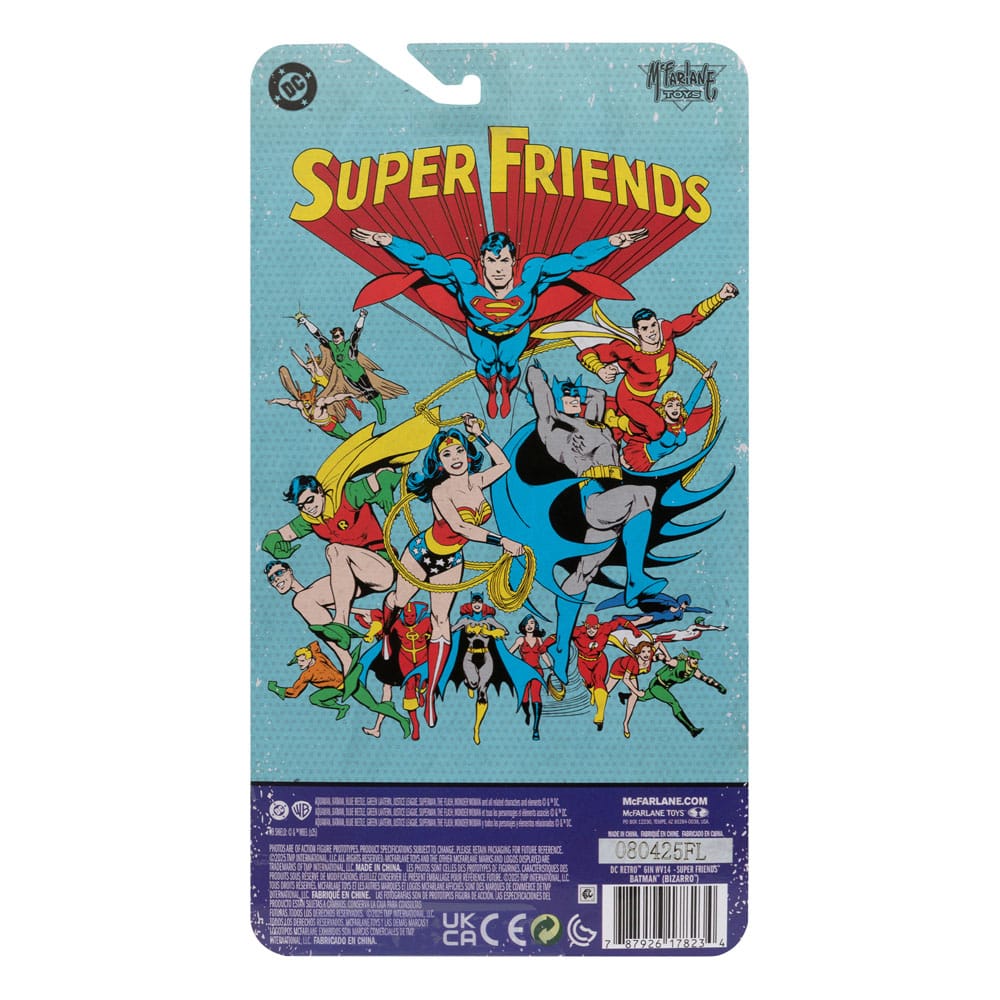 DC Retro Super Friends Action Figure Bizarro Batman 15 cm
