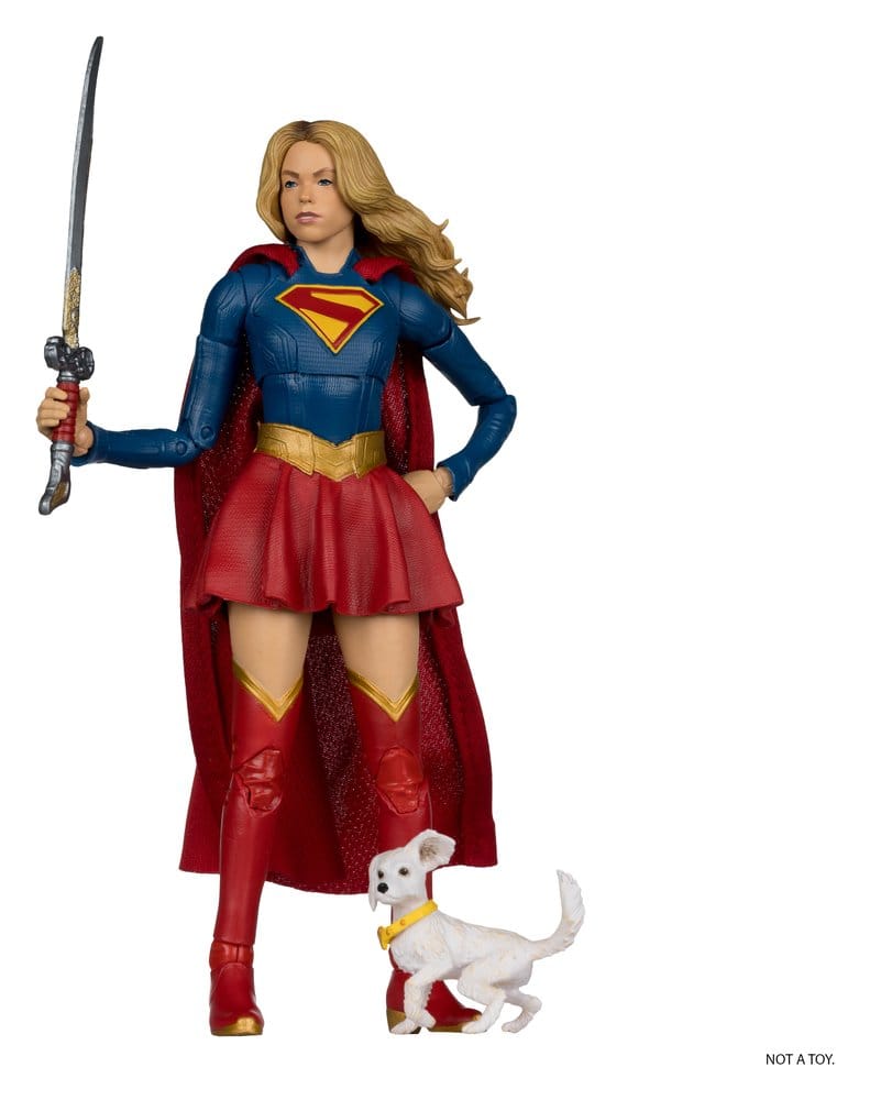 Supergirl (2026) DC Theatrical Deluxe Edition Action Figure Supergirl & Baby Krypto 17 cm - Damaged packaging
