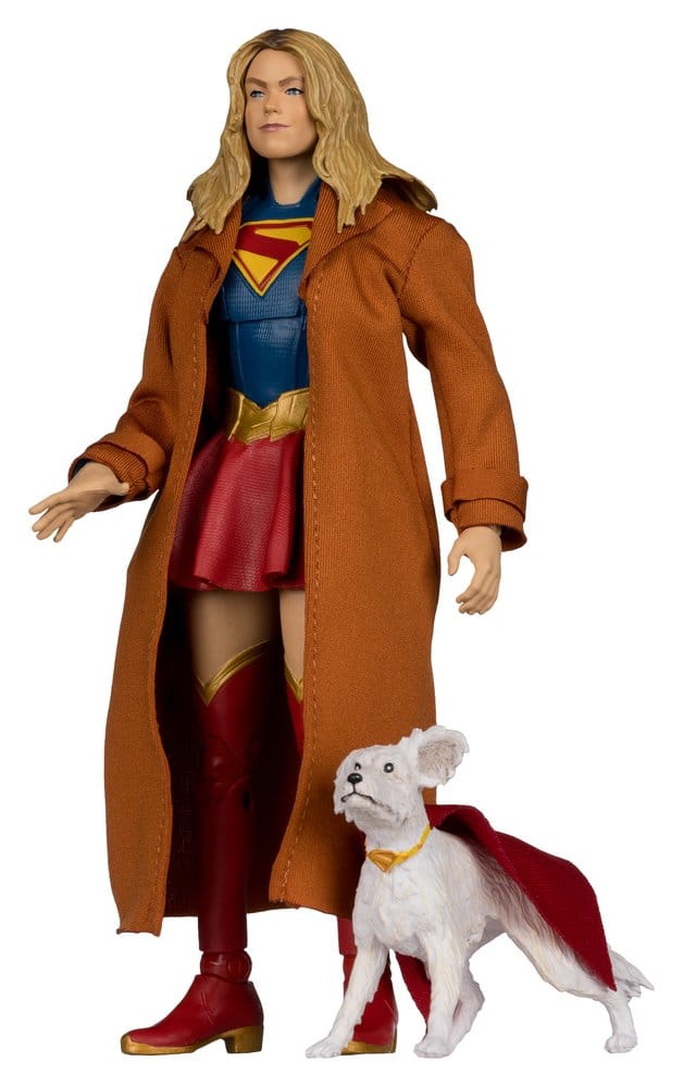 Supergirl (2026) DC Theatrical Deluxe Edition Action Figure Supergirl & Krypto (Gold Label) 17 cm