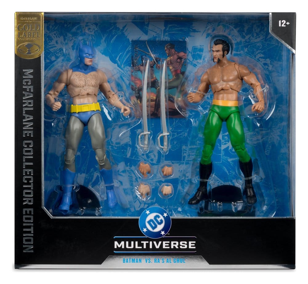 DC Multiverse McFarlane Elite Edition Action Figure 2-Pack Batman vs Ra's al Ghul (Batman #244) (Gold Label) 18 cm