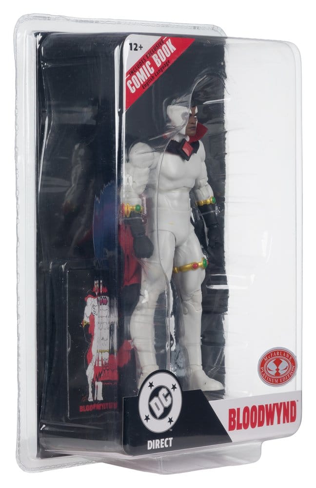 DC Direct Page Punchers Action Figure Bloodwynd (Justice League #77) (Red Platinum Edition) 18 cm