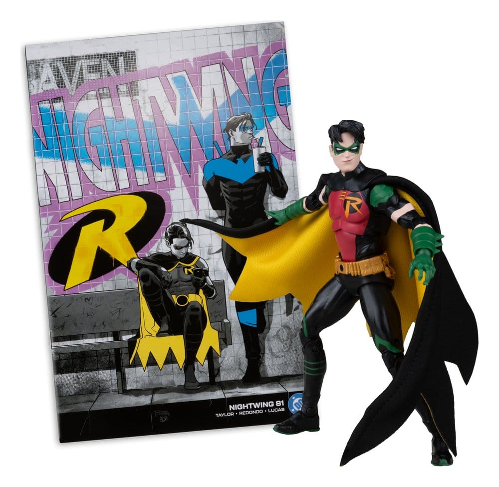 DC Direct Page Punchers Action Figure Robin Tim Drake (Nightwing #81) (Red Platinum Edition) 18 cm