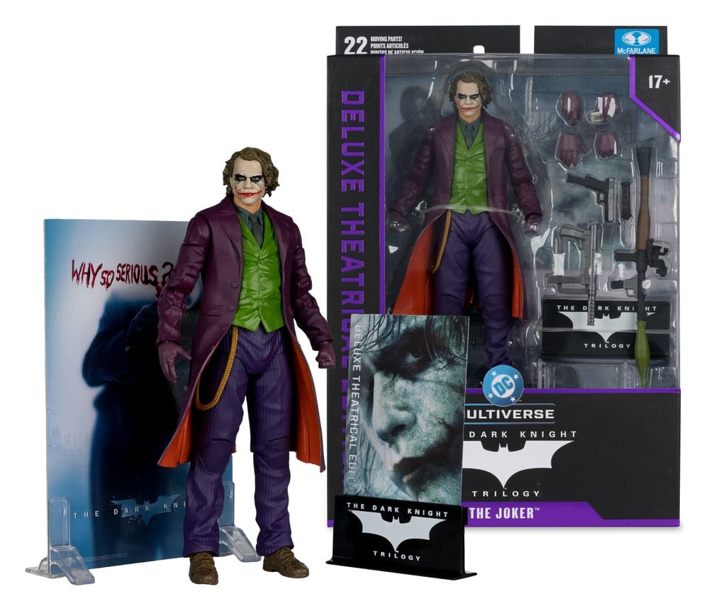 The Dark Knight DC Multiverse Deluxe Theatrical Edition Action Figure Joker 18 cm