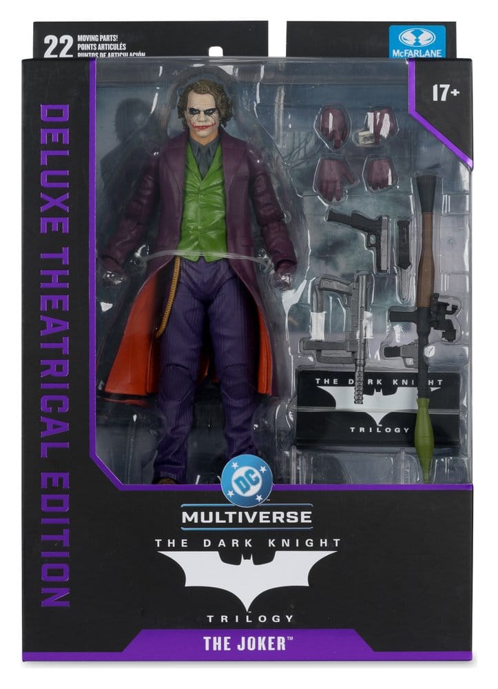 The Dark Knight DC Multiverse Deluxe Theatrical Edition Action Figure Joker 18 cm
