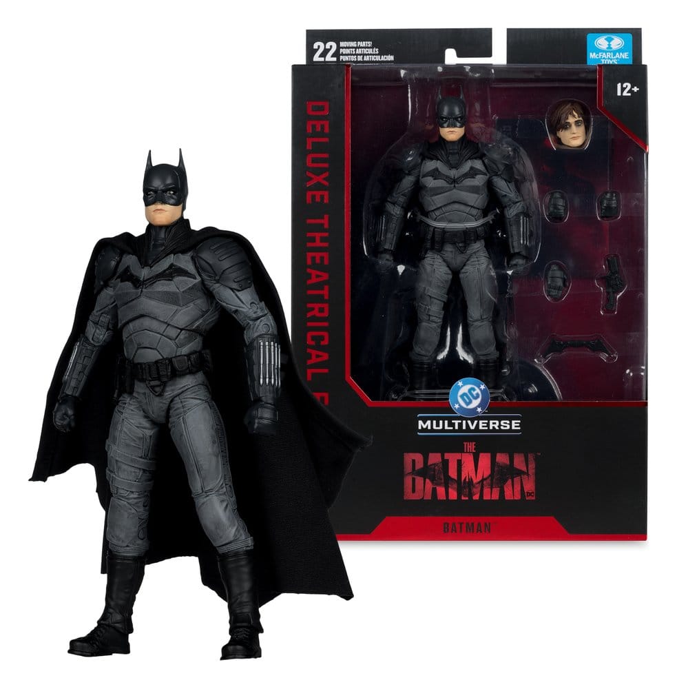 DC Multiverse Action Figure Batman (The Batman) Deluxe Theatrical Edition 18 cm