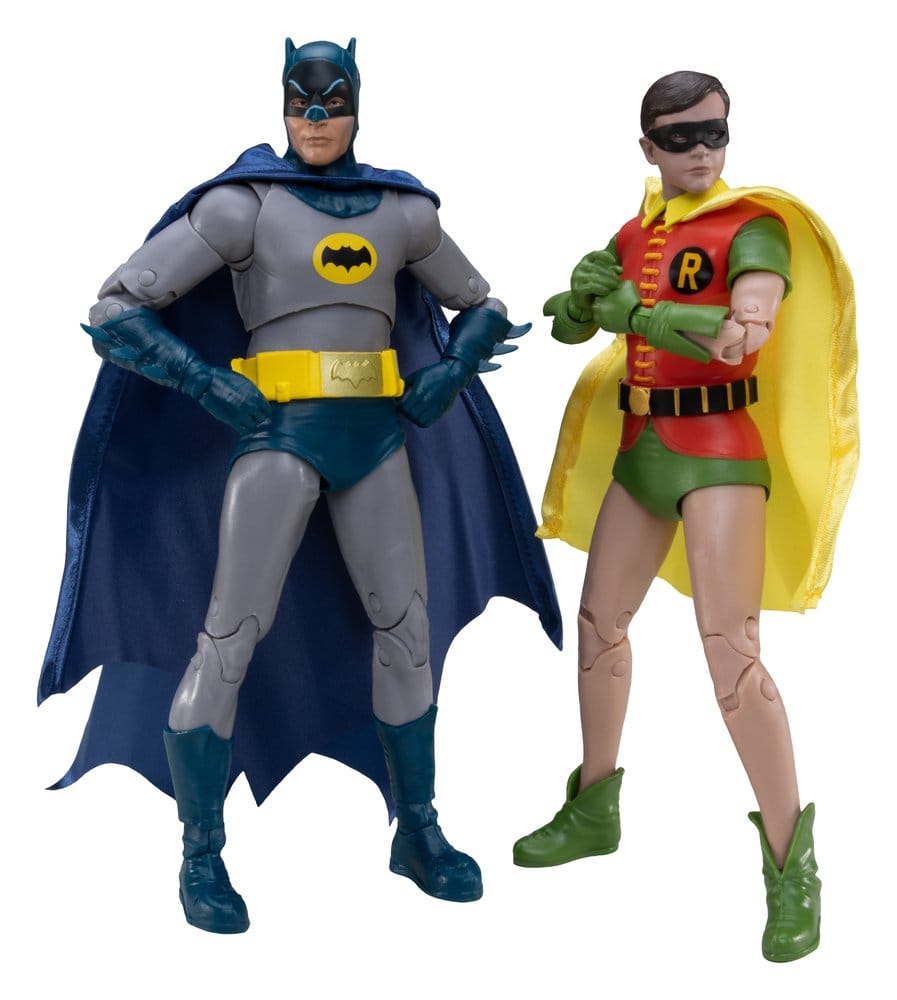 Batman Classic TV Series DC Multiverse McFarlane Collector Edition Action Figure 2-Pack Batman and Robin 18 cm