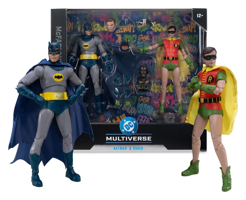 Batman Classic TV Series DC Multiverse McFarlane Collector Edition Action Figure 2-Pack Batman and Robin 18 cm
