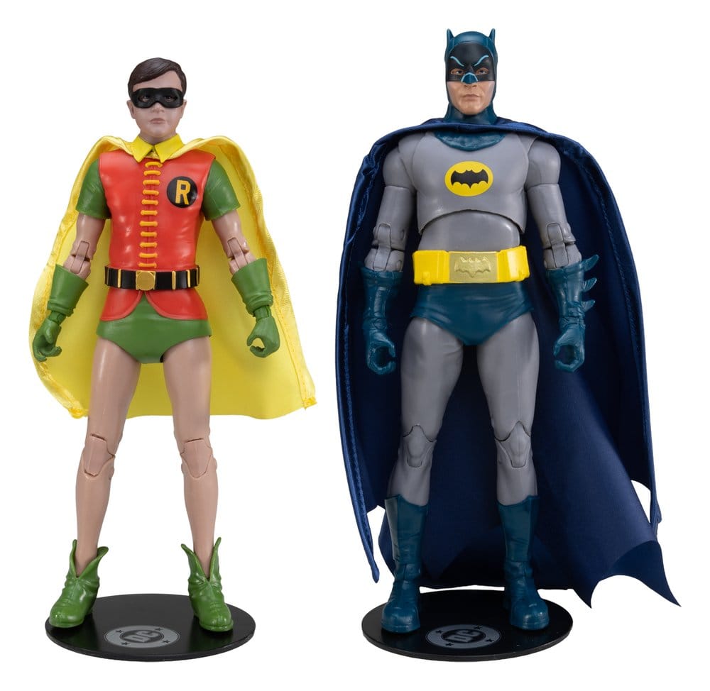 Batman Classic TV Series DC Multiverse McFarlane Collector Edition Action Figure 2-Pack Batman and Robin 18 cm