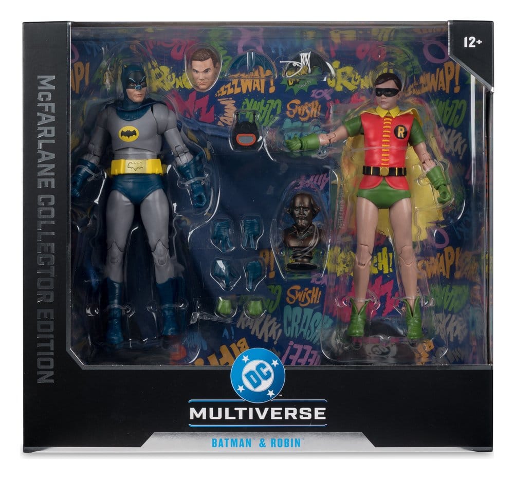 Batman Classic TV Series DC Multiverse McFarlane Collector Edition Action Figure 2-Pack Batman and Robin 18 cm