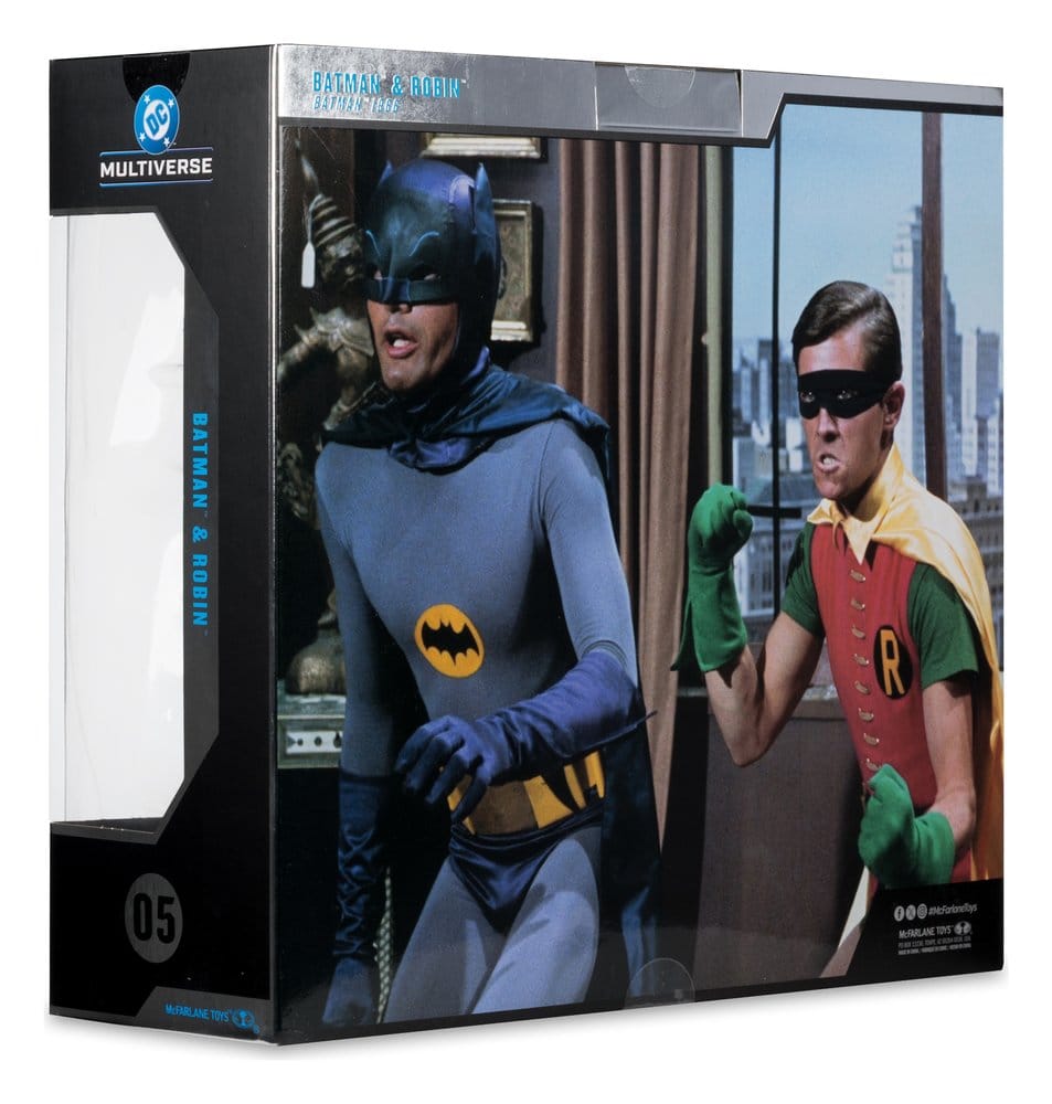 Batman Classic TV Series DC Multiverse McFarlane Collector Edition Action Figure 2-Pack Batman and Robin 18 cm