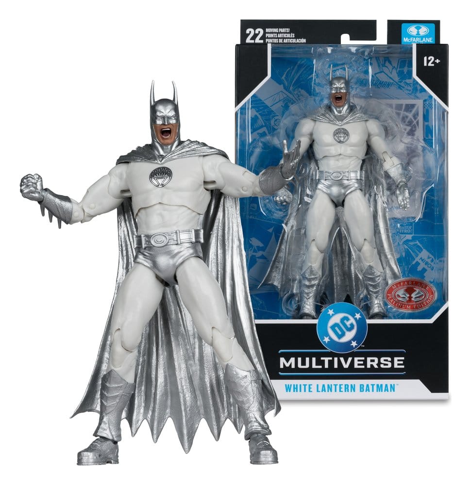 DC Multiverse Action Figure White Lantern Batman (Brightest Day) (Red Platinum Edition) 18 cm