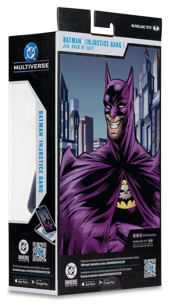 DC Multiverse Action Figure Batman (Injustice Gang) (JLA: Rock of Ages) (Red Platinum Edtion) 18 cm