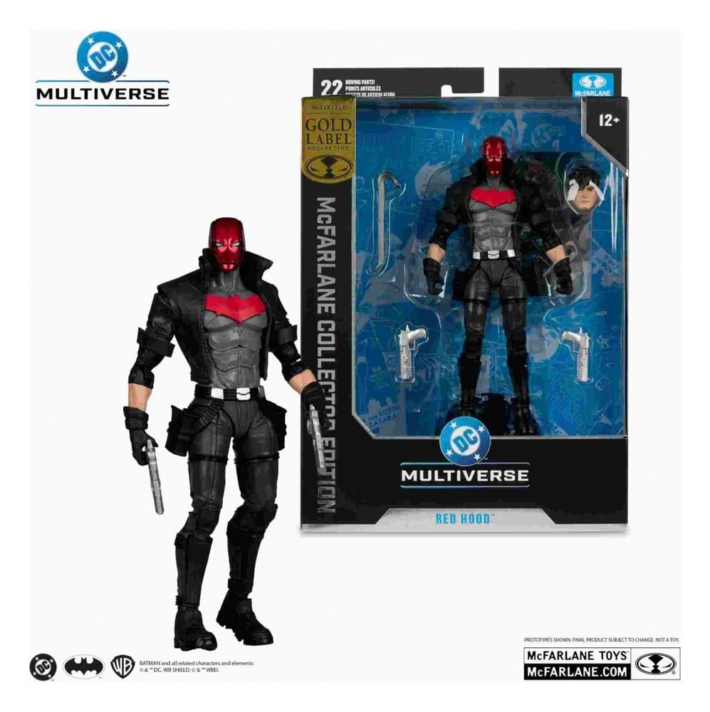 DC Multiverse McFarlane Collector Edition Deluxe Action Figure Red Hood (Under the Red Hood) (Gold Label) 18 cm