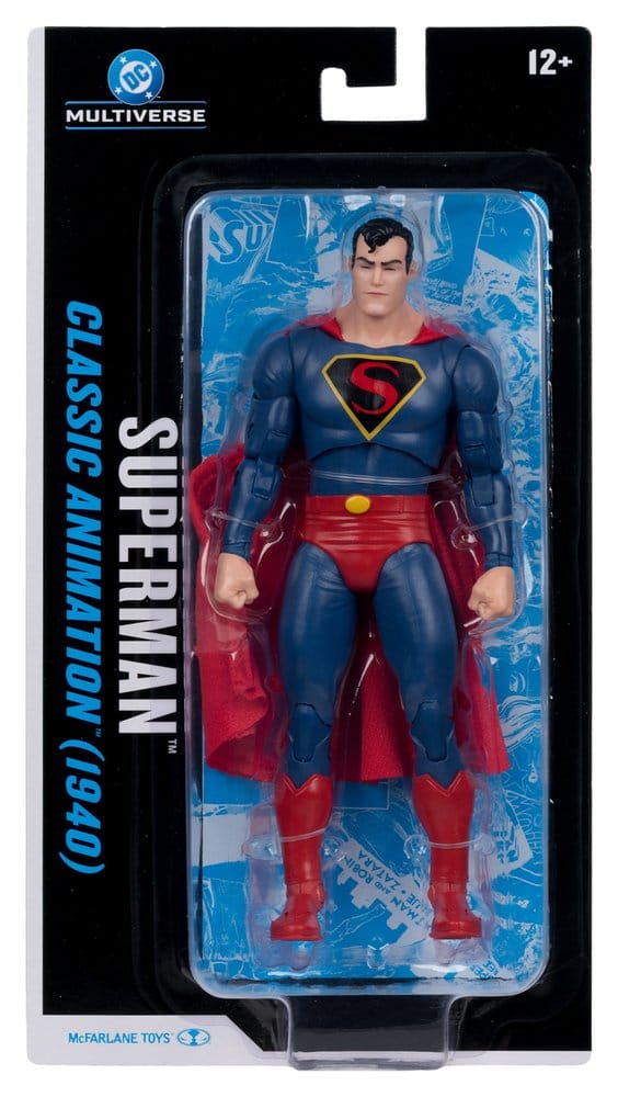DC Multiverse Action Figure Superman (Classic Animation 1940) 19 cm