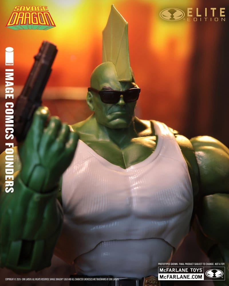 Savage Dragon Image Comics Founders Series McFarlane Elite Edition Action Figure Dragon 20 cm