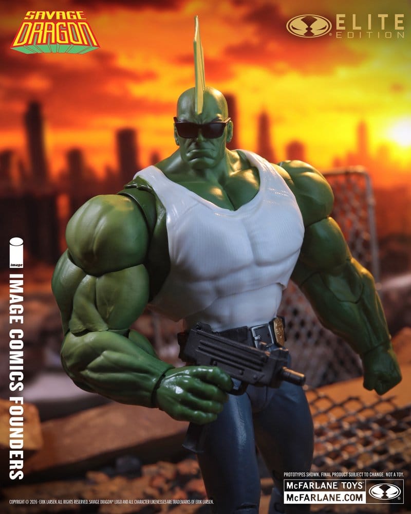Savage Dragon Image Comics Founders Series McFarlane Elite Edition Action Figure Dragon 20 cm