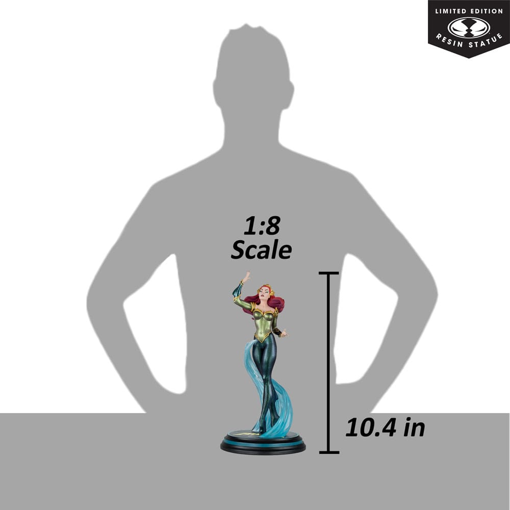 DC Direct Cover Girls Statue 1/8 Mera by J. Scott Campbell 26 cm