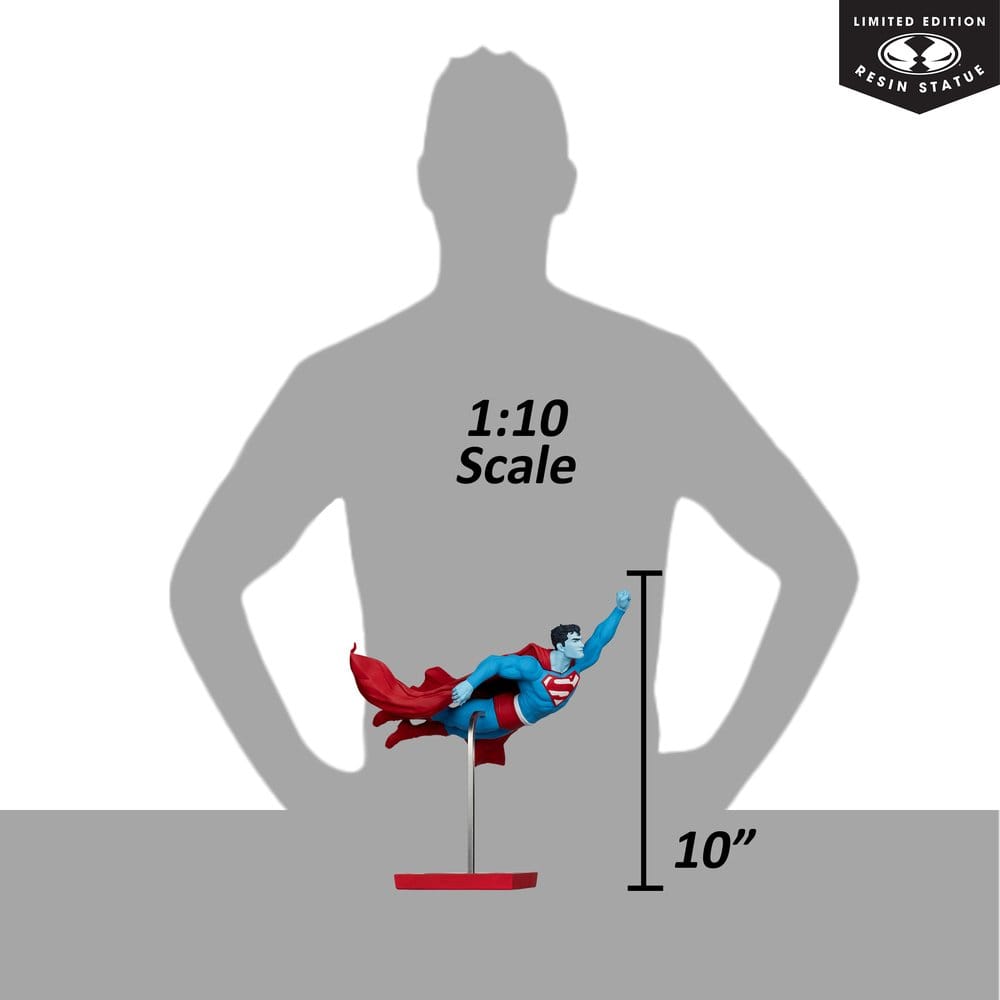 DC Direct Superman Red &amp; Blue Statue 1/10 Superman by Lee Bermejo 26 cm