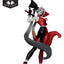 DC Direct Harley Quinn: Red, White & Black Statue 1/10 Harley Quinn by Alex Garner 21 cm
