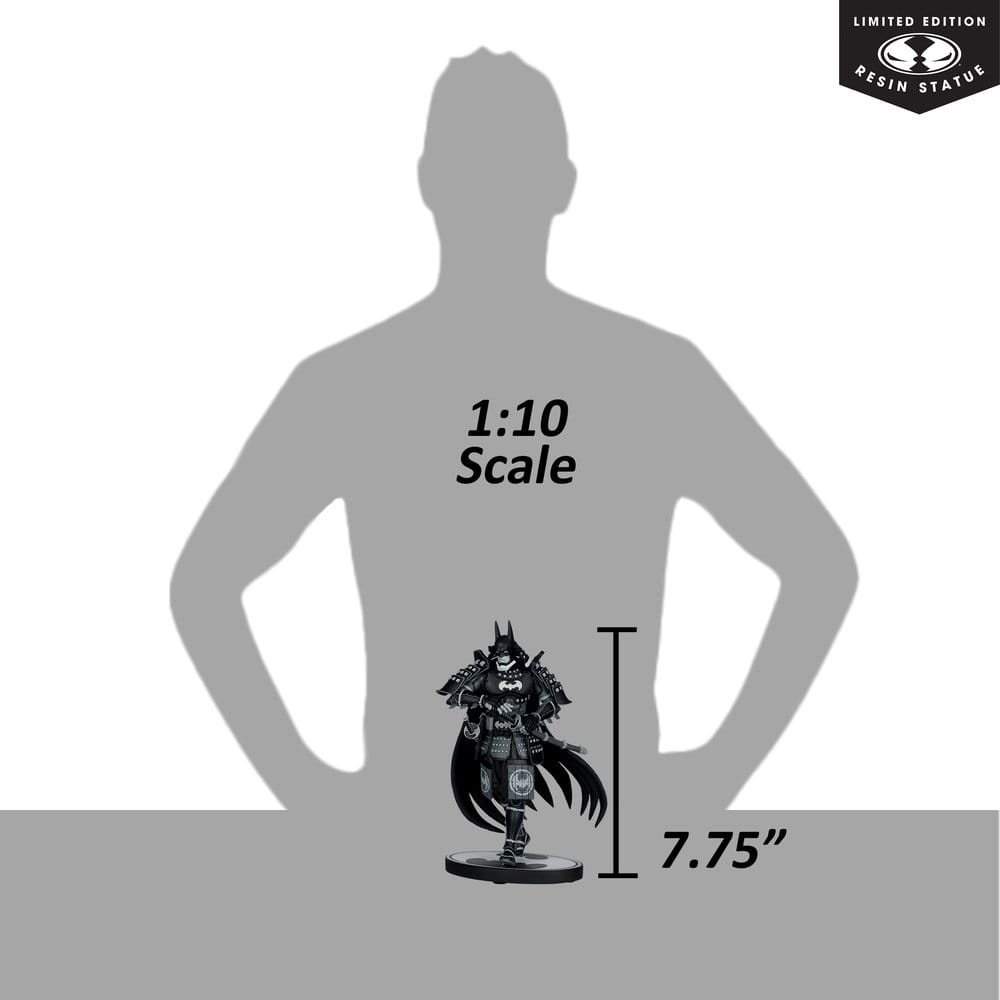 DC Direct Batman Black &amp; White Statue 1/10 Batman Ninja 20 cm