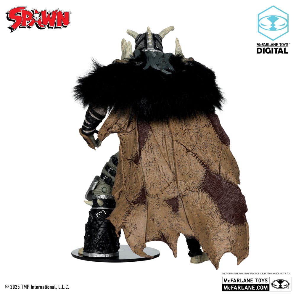 Spawn Action Figure Bloodaxe with Horse (Spawn: The Dark Ages) (McFarlane Toys 30th Anniversary) (Gold Label) 18 cm