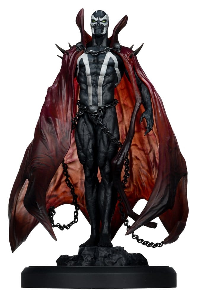 Spawn Black White &amp; Red All Over Statue 1/10 Spawn by Pupeteer Lee 23 cm