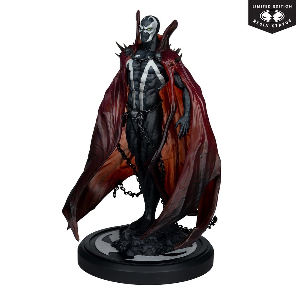 Spawn Black White &amp; Red All Over Statue 1/10 Spawn by Pupeteer Lee 23 cm