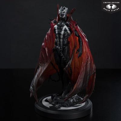 Spawn Black White &amp; Red All Over Statue 1/10 Spawn by Pupeteer Lee 23 cm