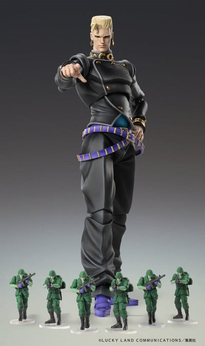 JoJo's Bizarre Adventure: Diamond Is Unbreakable Action Figure Chozokado Keicho Nijimura & Bad Company 17 cm