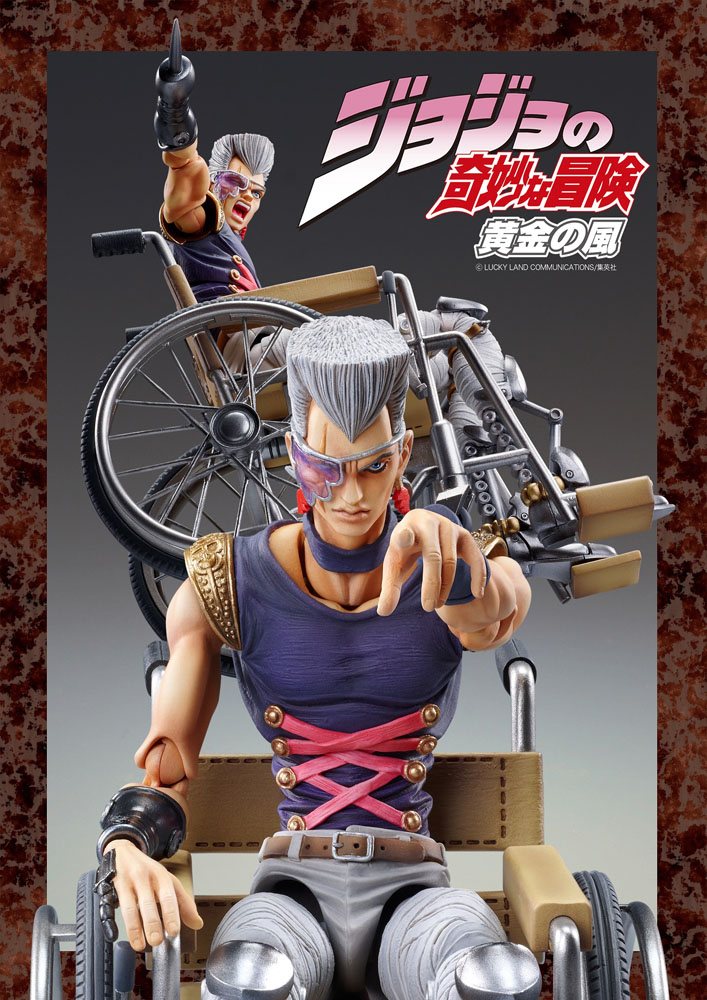 JoJo's Bizarre Adventure Part5 Super Action Action Figure Chozokado (J P Polnareff) 16 cm