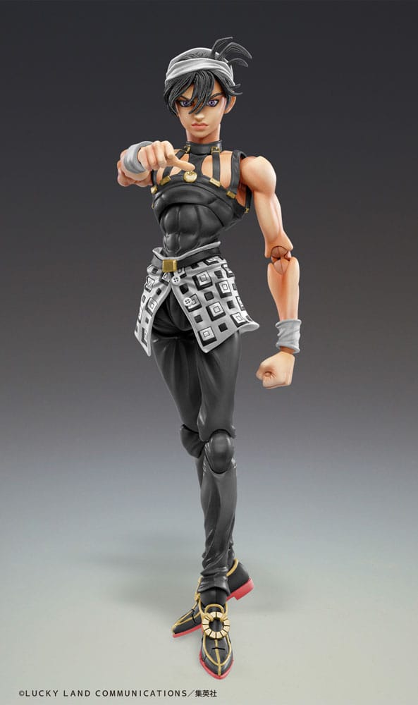 JoJo's Bizarre Adventure Part 5: Golden Wind Action Figure Chozokado (Narancia Ghirga & As Ver. Black) 15 cm