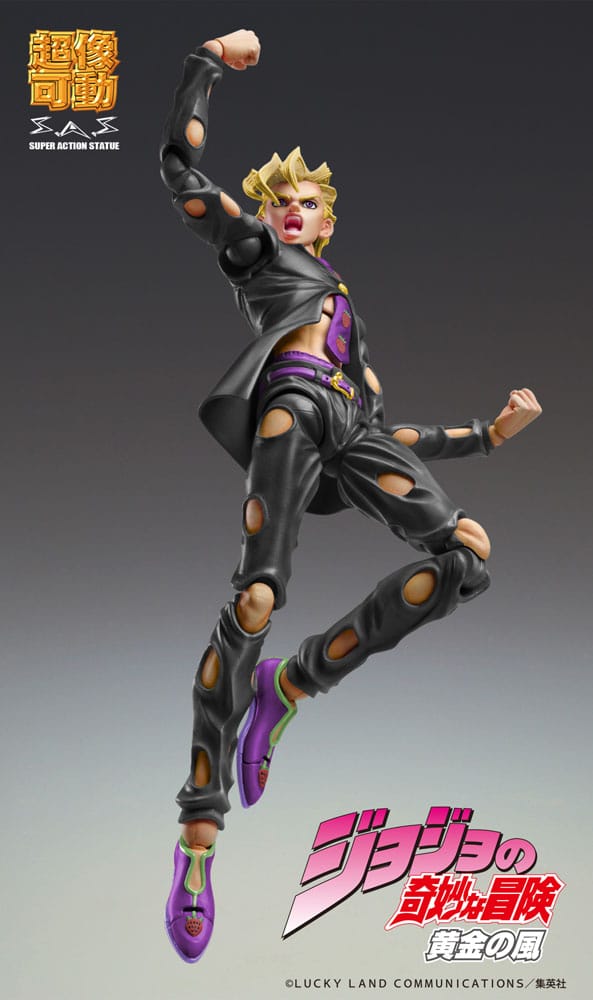 JoJo's Bizarre Adventure Part 5: Golden Wind Action Figure Chozokado (Pannacotta Fugo Ver. Black) 15 cm