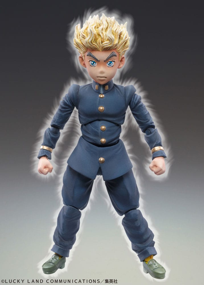 JoJo's Bizarre Adventure Part 4: Diamond is unbreakable Action Figure Statue Chozokado Koichi Hirose & Ec (Act 1) (re-run) 9 cm