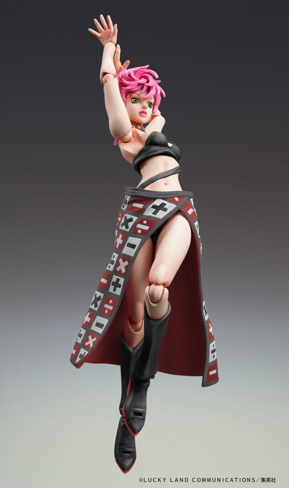 JoJo's Bizarre Adventure Part 5 Super Action Action Figure Chozokado Trish Una Black Ver. 15 cm