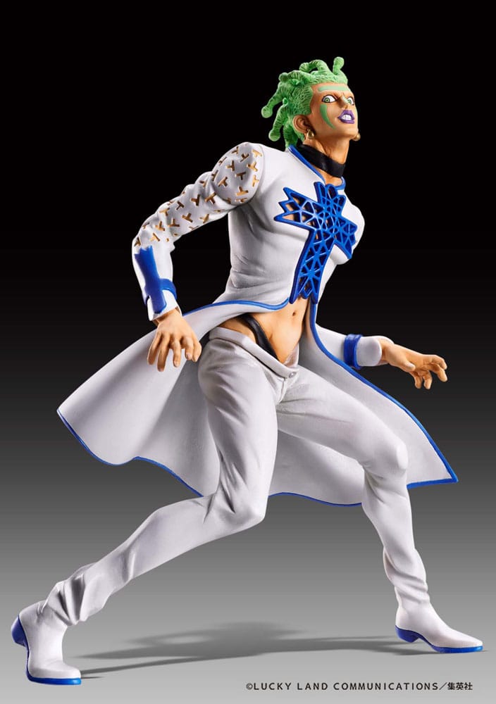 JoJo's Bizarre Adventure Part 5 Golden Wind Statue Legend PVC Statue Chocolate 17 cm