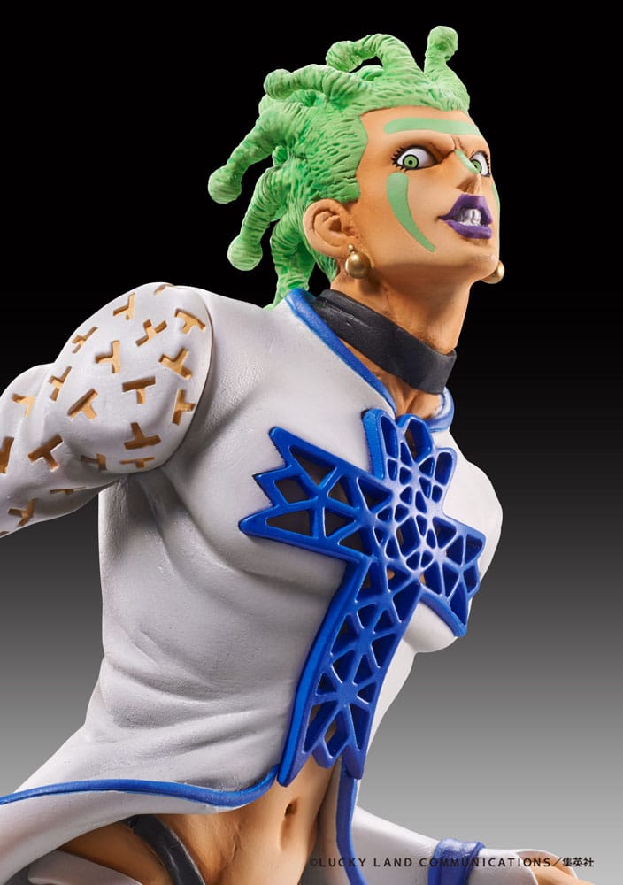 JoJo's Bizarre Adventure Part 5 Golden Wind Statue Legend PVC Statue Chocolate 17 cm