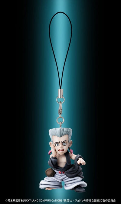 JoJo's Bizarre Adventure: Stardust Crusaders Mini figures Set Chozo Mascot Strap Collection Blind Box (6)