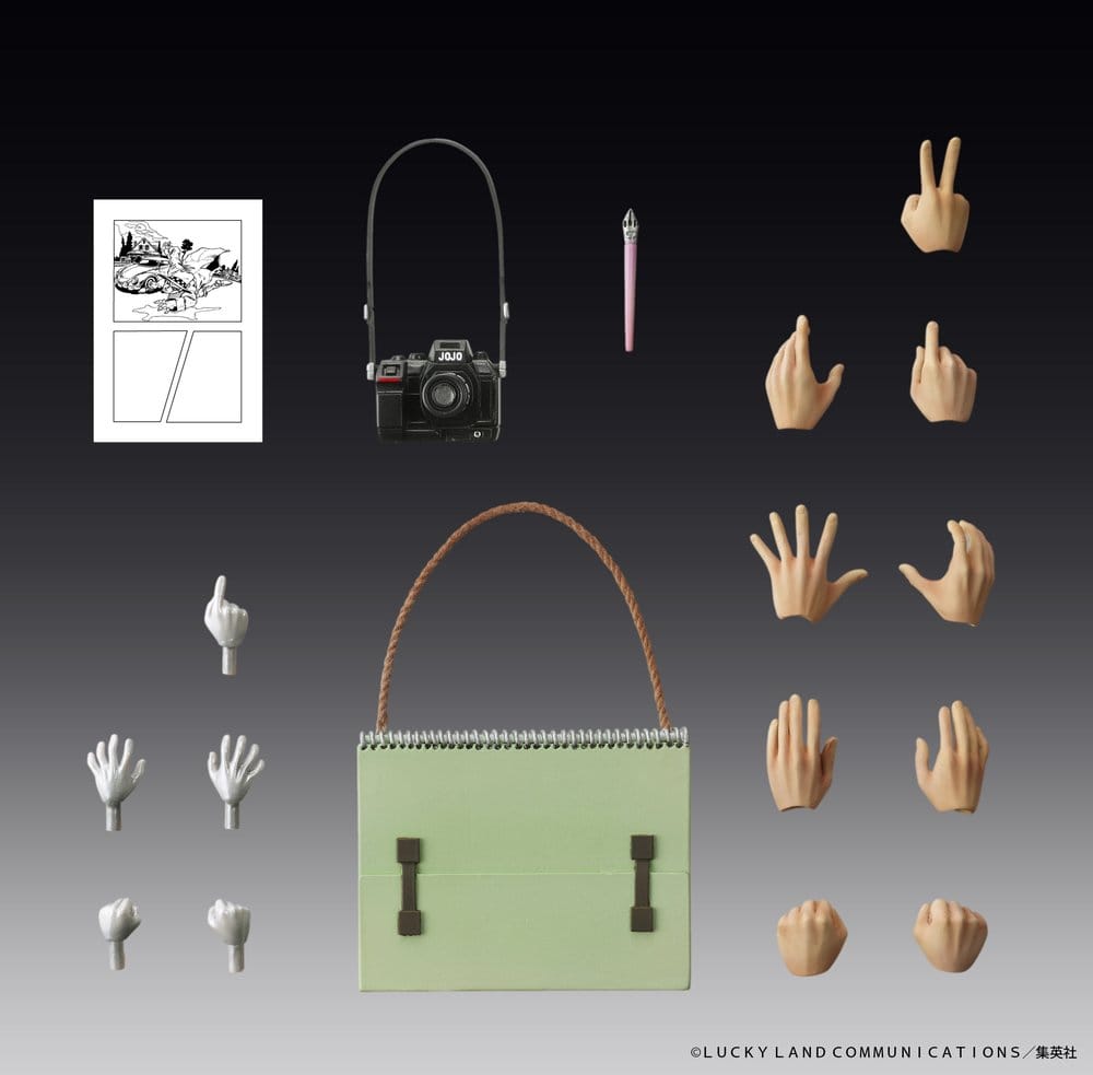 JoJo's Bizarre Adventure: Diamond Is Unbreakable Action Figure Chozokado Rohan Kishibe & Heaven's Door (Rerelease) 15 cm