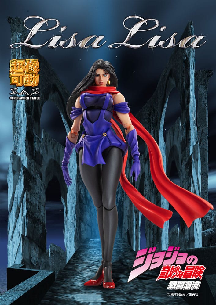 JoJo's Bizarre Adventure Part 2: Battle Tendency Action Figure Chozokado (Lisa Lisa) 15 cm