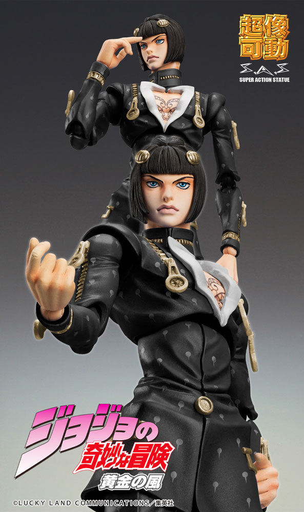 JoJo's Bizarre Adventure Part6 Stone Ocean Action Figure Chozokado (Bruno Bucciarati Ver. Black) 15 cm