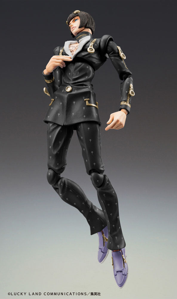 JoJo's Bizarre Adventure Part6 Stone Ocean Action Figure Chozokado (Bruno Bucciarati Ver. Black) 15 cm