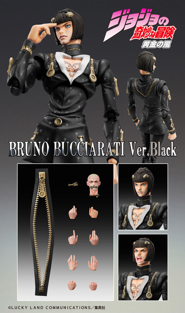 JoJo's Bizarre Adventure Part6 Stone Ocean Action Figure Chozokado (Bruno Bucciarati Ver. Black) 15 cm