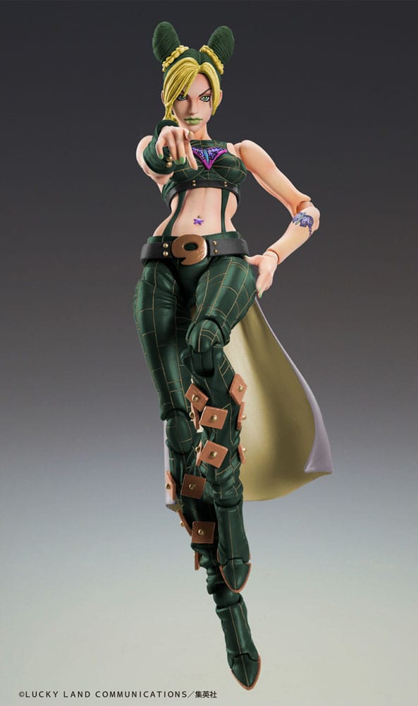 JoJo's Bizarre Adventure Part 6 Stone Ocean Super Action Action Figure Chozokado Jolyne Cujoh Third 15 cm