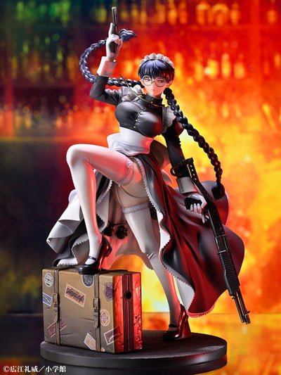 Black Lagoon PVC Statue 1/7 Roberta The Maid of Nightmares Ver. 29 cm