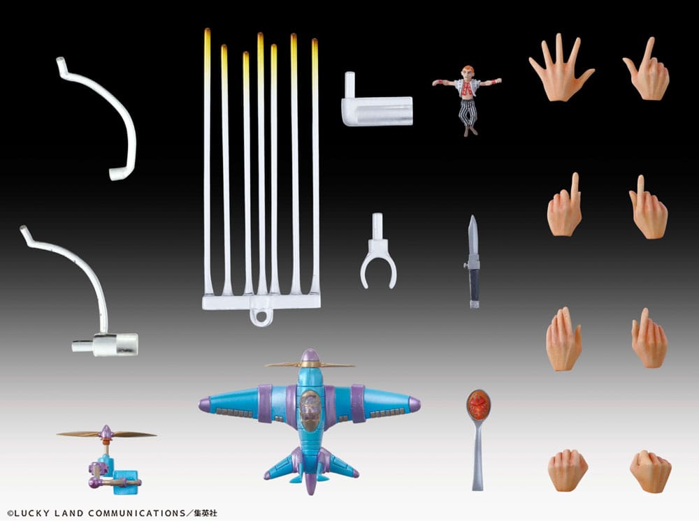 JoJo's Bizarre Adventure Part 5: Golden Wind Action Figure Chozokado Narancio Ghirga &amp; As 15 cm