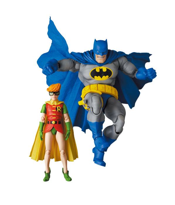 The Dark Knight Returns MAF EX Action Figures Batman Blue Version &amp; Robin 11-16 cm