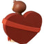 Curious George UDF Mini Figure w/Heart 6 cm