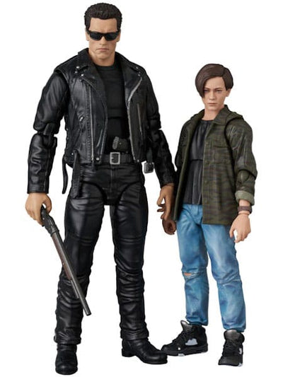 Terminator 2 MAFEX Action Figure T-800 (T2 Ver.) &amp; John Connor 16 cm
