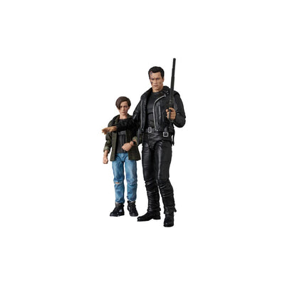 Terminator 2 MAFEX Action Figure T-800 (T2 Ver.) & John Connor 16 cm - Damaged packaging