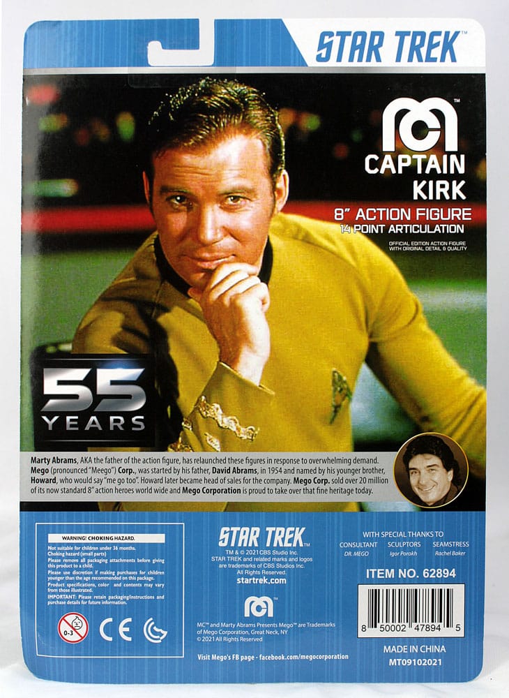 Star Trek Action Figure Kirk 55th Anniversary 20 cm